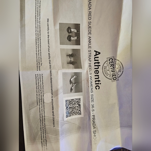 PRADA Red Suede Ankle Strap Sandals Sz 36.5 (6) - Picture 16 of 16